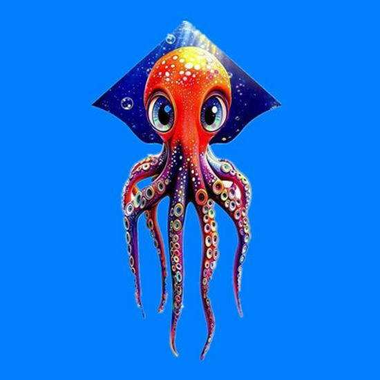 Weifang Children s Octopus Kite: Marine Cartoon Animal Toy