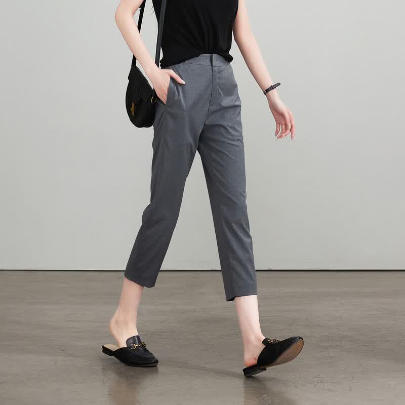SOFSIL Women's Slim-Fit Cropped Casual Pants