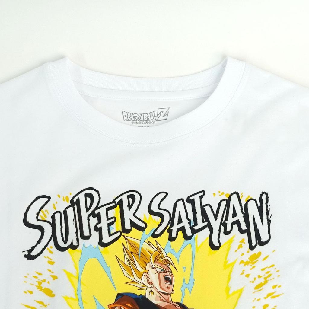 Dragon Super Super Character Goods [Fineplus] T-shirt, Short-sleeved, Ball, Vegito, Saiyan, Merchandise,