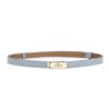 Ladies Belt, Double-Sided Leather High-Quality Waistband Thin Belt With Dress Decoration H Home Double Cowhide Belt Women