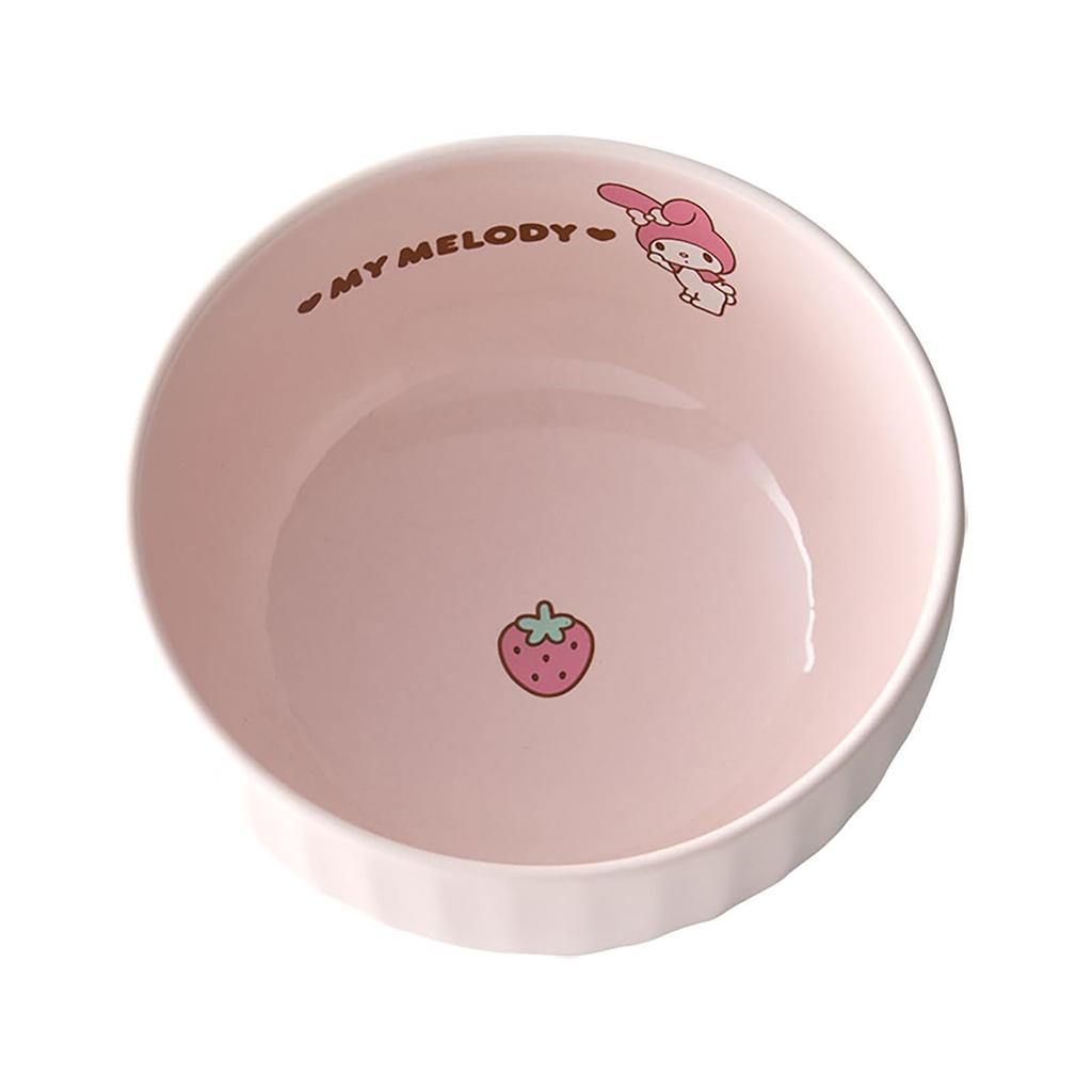 Sanrio Ceramic Rice My and Dryer 358533 Bowl, Melody, Microwave, Dishwasher, Safe,