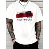 Vertraue niemandem – Grafikdesign, Unisex-T-Shirt.