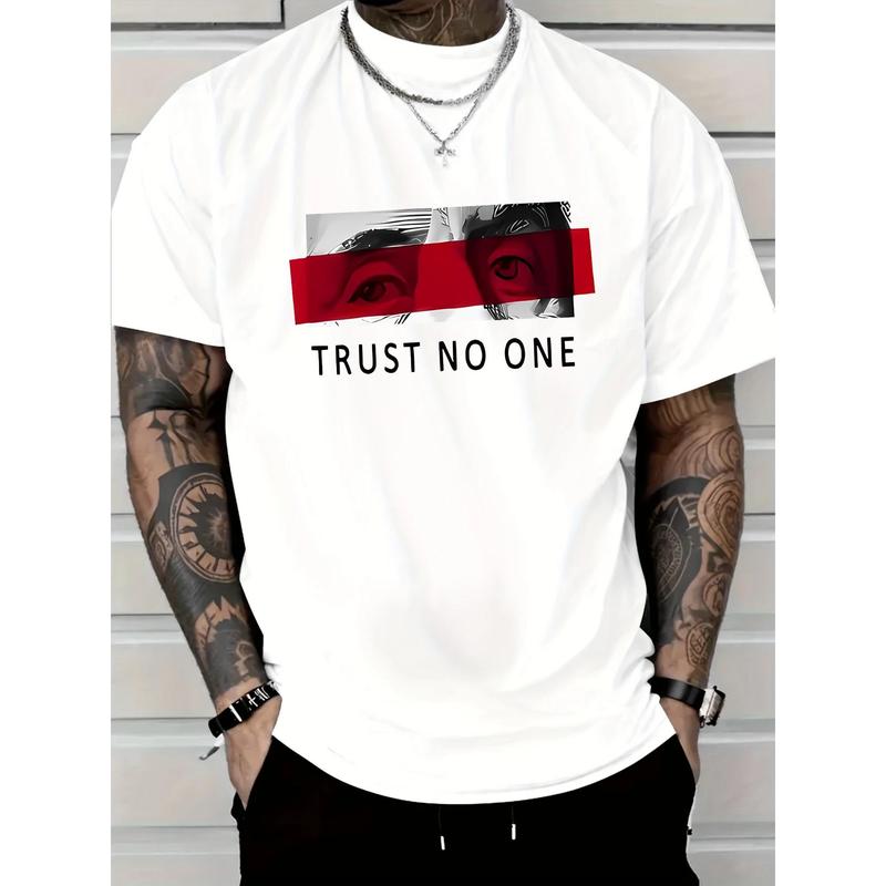 Don t trust anyone graphic design, unisex T-shirt. M