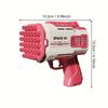 Boys and Girls Holding Bubble Machines, Playing Outdoors, Blowing Bubble Toys, Without Bubble Liquid or Batteries, Gifts for Holidays
