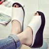 Sommer Sexys Hausschuhe Frau Zwängt Plattform Strand Flip-Flops Sandalen Hausschuhe Für Frauen Schwarze Frauen Weibliche Dame Schuhe Zapatos Mujer