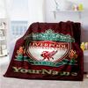 Liverpool Customize Your Name Blanket Throw Personalized Blanket Warmthful Decor for Office Bedding Home Decor Chair Four Seasons Multipurpose