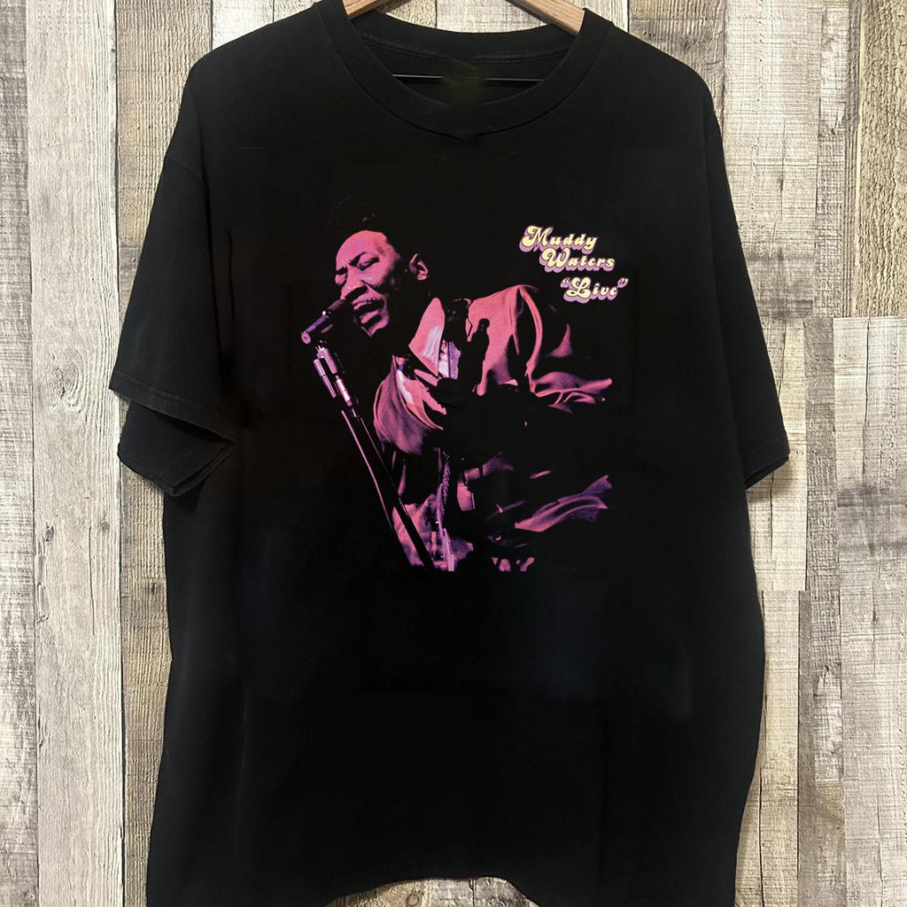 Muddy Waters Black Cotton Shirt All Size S5xl Unisex Cl281