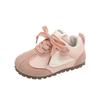 Korean-style children's sports shoes, retro spring-summer soft-soled mesh casual shoes for boys, Velcro breathable shoes for girls