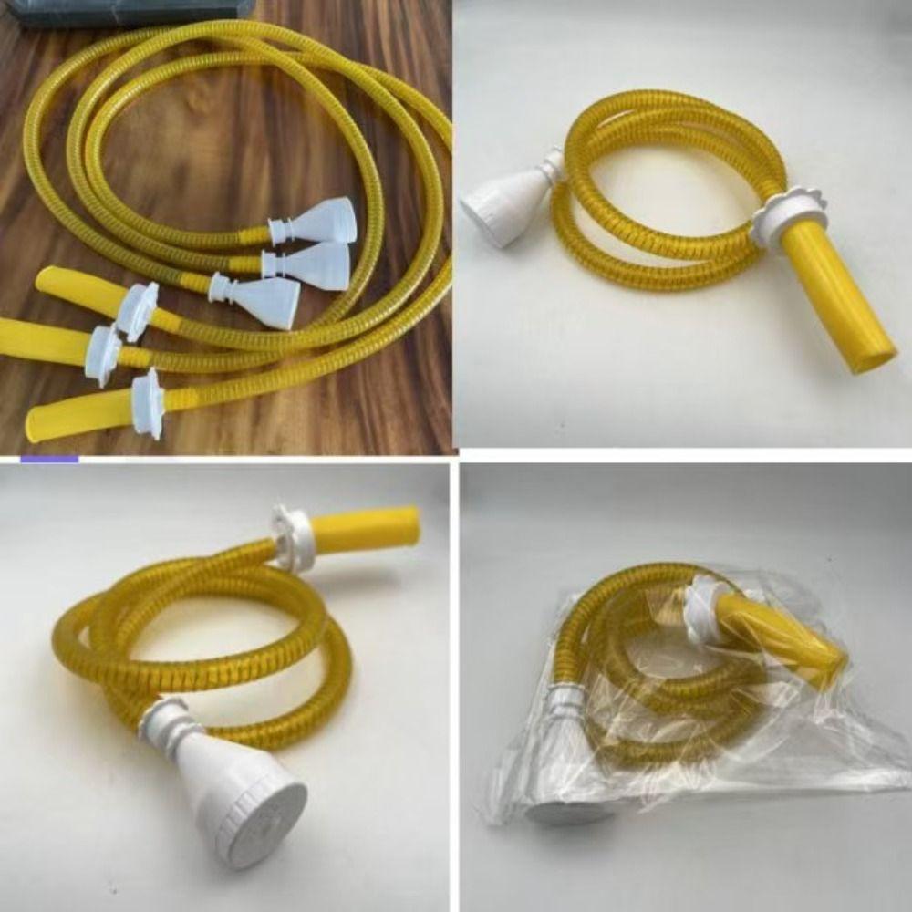 Flexible Adjustable Shower Hose Faucet Extension Slip-On Silicone Adapter Elastic Hose Portable ABS Quick Shower Hose DIY