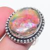Natural Ethiopian Opal Gemstone 925 Sterling Silver Jewelry Ring Size 7 W2w00