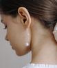 Has Hml009 Pearl Drop Chain Earrings