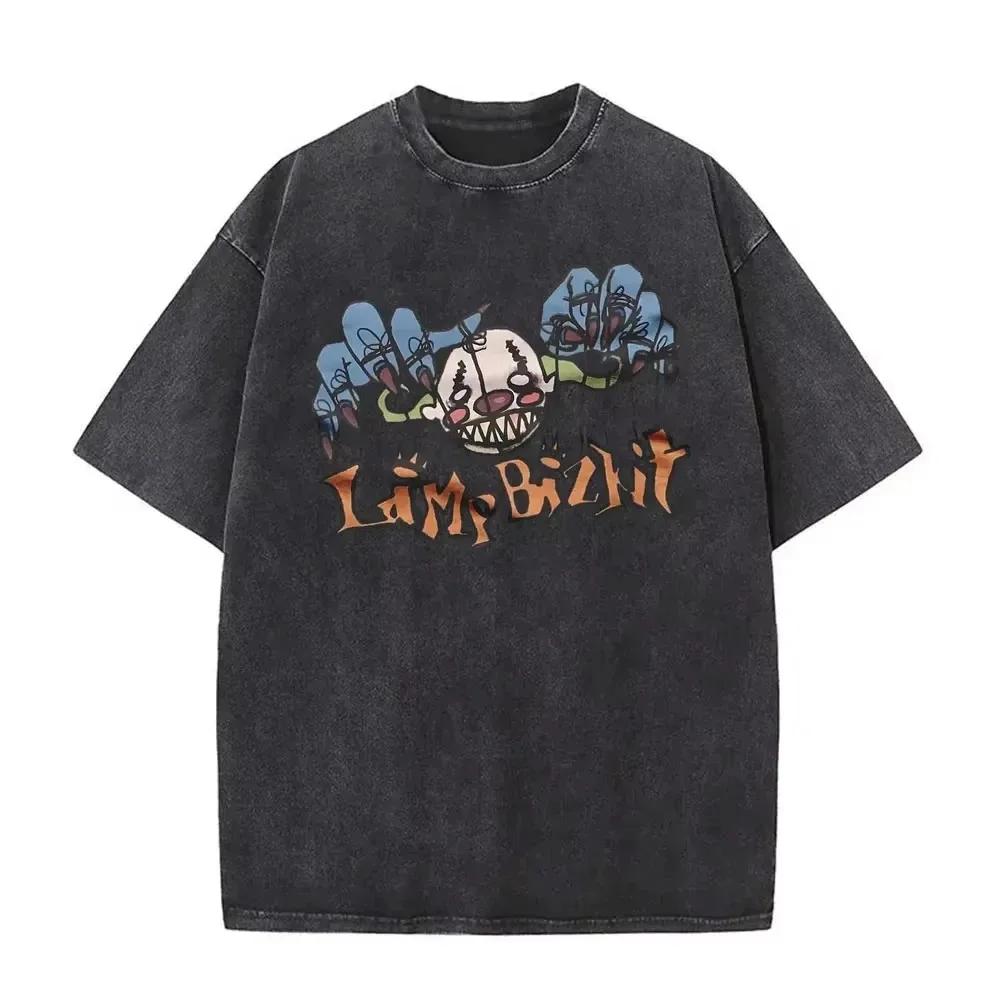 

Rock Band Limp Classic Album Poster Bizkit Graphic Print T-shirt Men Women Washed Vintage Streetwear Hip Hop Casual Oversize Tee XXL різнокольоровий
