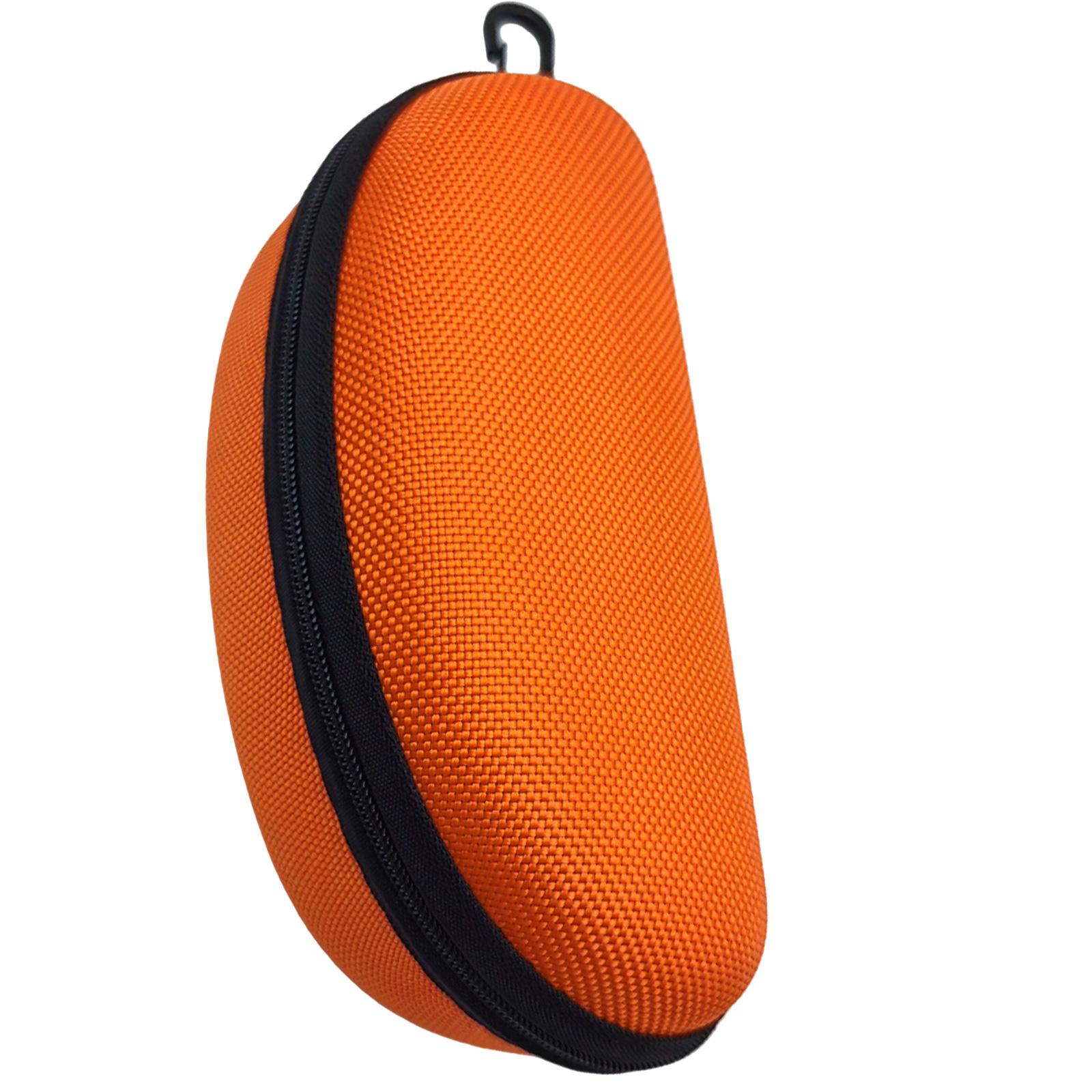 

Чехол для переноски очков, однотонный, подходит для большинства очков для студентов, мужчин и женщин, защитный чехол для очков оранжевый