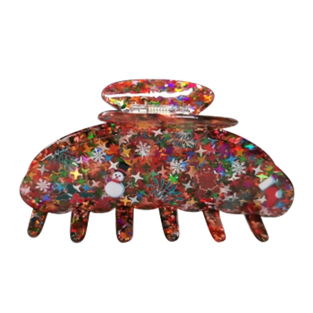 Spinka do włosów z poroża Duży klips do włosów Modna świąteczna ozdoba Chwytak Świąteczne spinki Narzędzie do stylizacji włosów Ozdoby