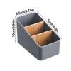 Cosmetic Storage Remote Controller Storage Box 4 Grids TV Remote Holder Desktop Storage Box