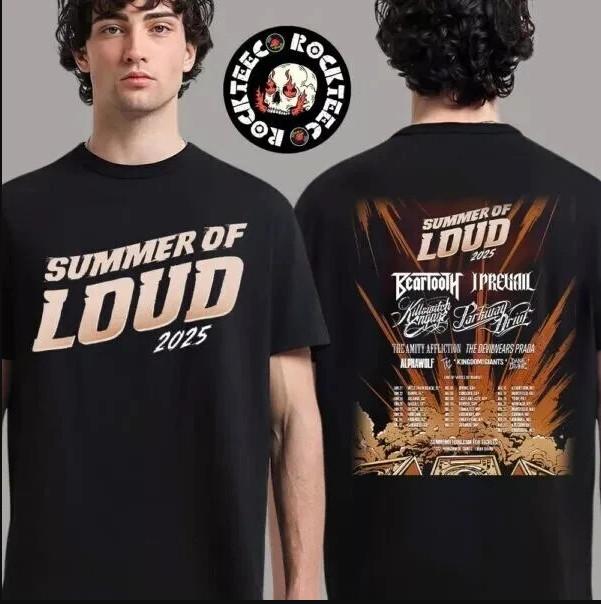 Summer Of Loud Festival 2025 North America Tour Tshirt size S5XL Unisex T-Shirt XXXXL