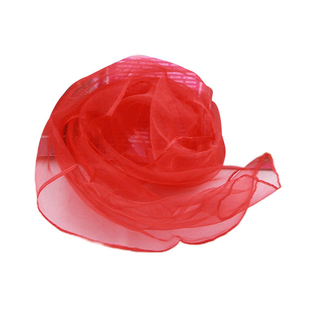 Quadratische Schals Gaze Kopftuch Tanz Haare Partykleidung Lässige Verzierungen Kinder Accessoire Kindergarten für Bühnenauftritte