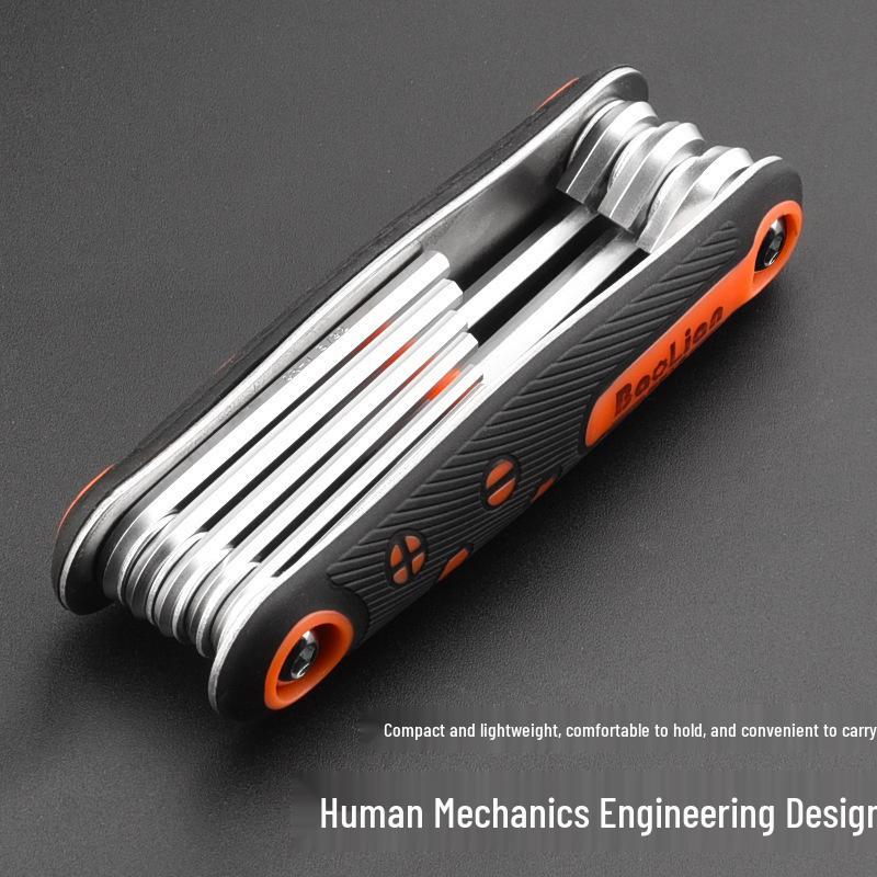 Folding Universal Hex & Torx Key Tool Set - Metric & Imperial