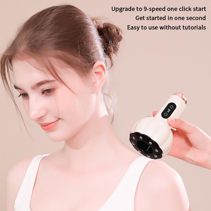 Electric Meridian Body Massage Brush Gua Sha Physiotherapy Apparatus Lymphatic Drainage Machine Microcurrent Anti Cellulite