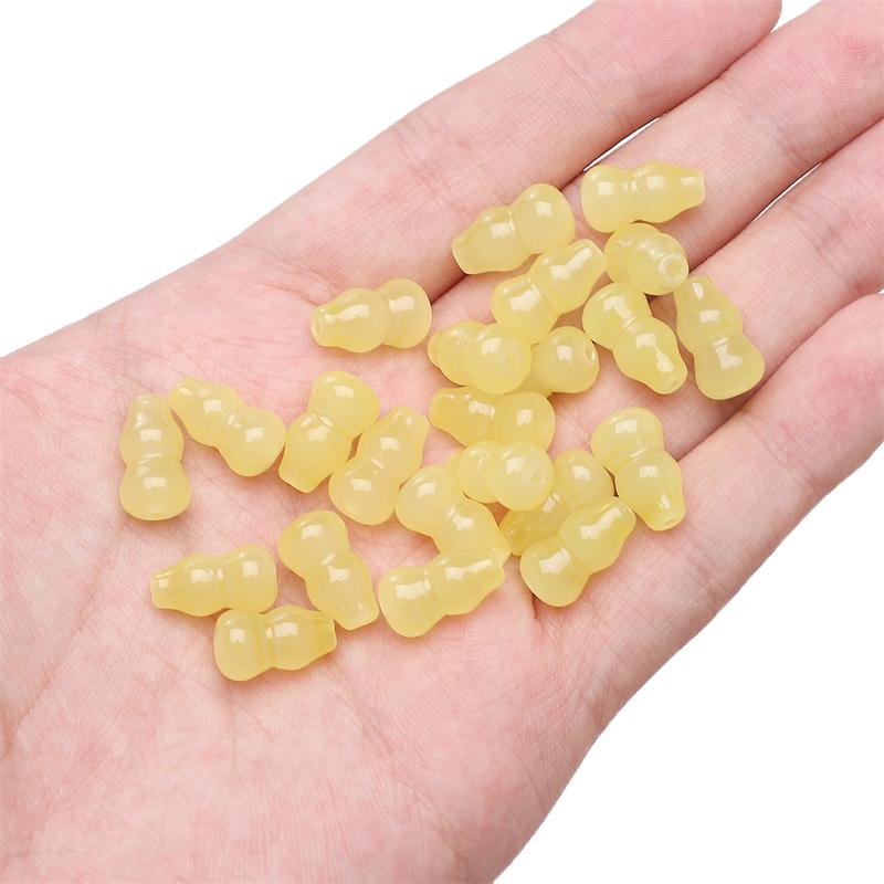 

Стеклянные бусины, имитация нефритовой тыквы, для маркировки ювелирных изделий своими руками - 15 шт., 8x14 мм. 8x14mm 15pcs