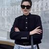 European and American Foreign Trade Women's Clothing INS Popular Fashion and Leisure Double-breasted Short Jacket