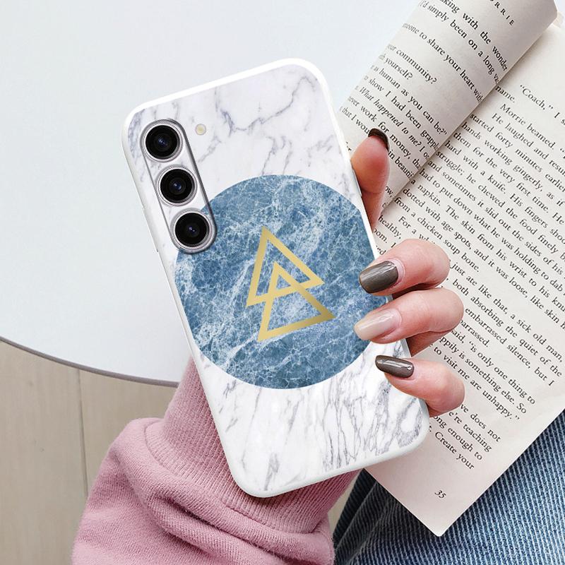 Case For Samsung A55 5G Back Cover Protective Silicone Funda Fashion Marble Stone Texture Coque For Samsung Galaxy A54 A56 Capa