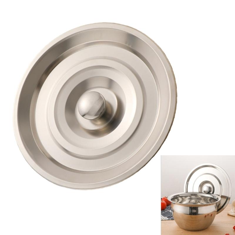 Stainless Steels Frying Pan Cover for Pots Woks Sustainable Kitchen Essential Restaurant Tool Cookware Cover