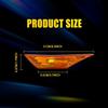 2X LED Side Marker Lights Amber For 2016-21 Honda Civic Sedan/Hatchback/Coupe EK