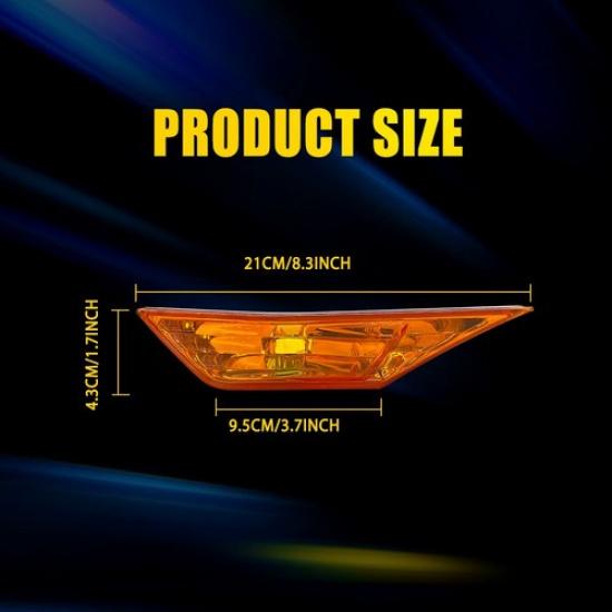 2X LED Side Marker Lights Amber For 2016-21 Honda Civic Sedan/Hatchback/Coupe EK