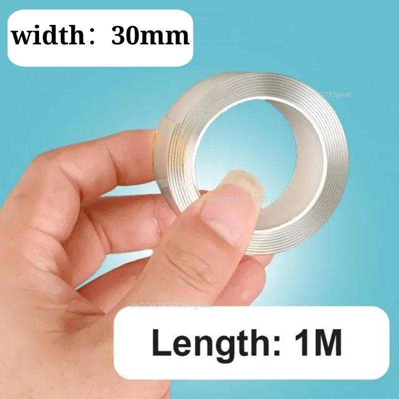 1 Roll Transparent Double Sided Nano Tape, Waterproof Wall Stickers, Reusable Heat Resistant home improvement