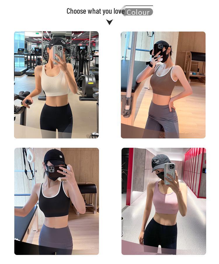 High-Impact Beautiful Back Sports Bra for Women - Shockproof, Supportive, and Sexy Fitness Vest