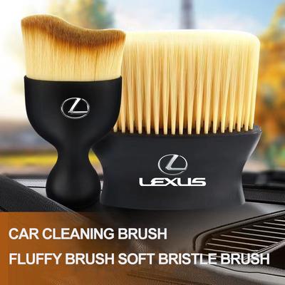 Car Interior Cleaning Soft Brush Tool Dust Remover For LS400 RX330 Ct200h RX400h ES350 GS300 GX470 LX570 LS460 RX300 GX460