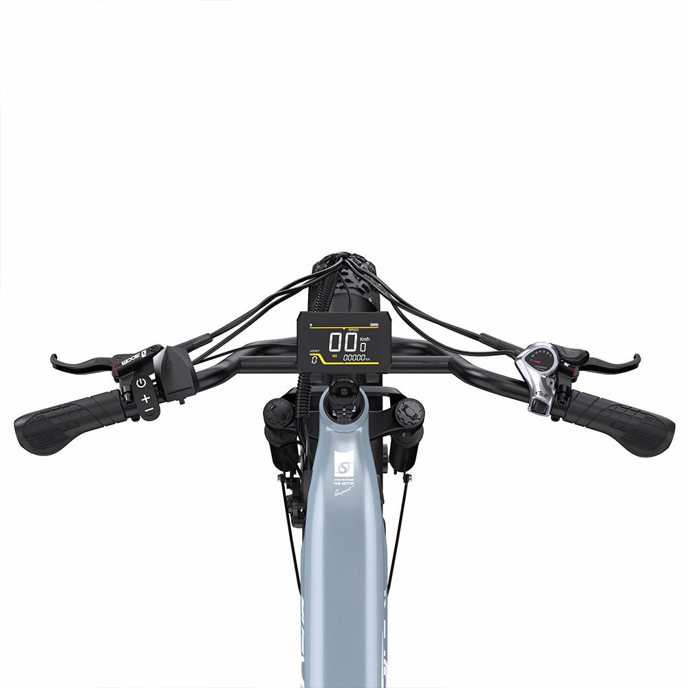 ONESPORT OT08 Electric Bicycle 20" 500W Motor Dual Disc Brakes Shimano 7 Speed LCD Display All Terrain Electric Bike