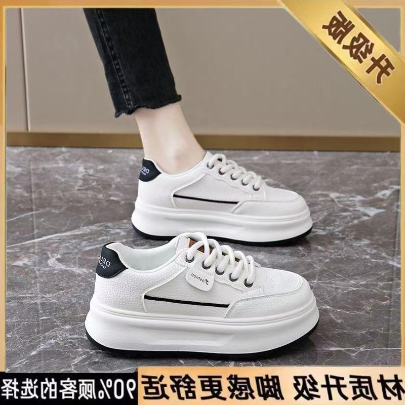 

22 years spring and autumn new shoes thick baseplate shoes casual shoes muffin sports shoes hongjie 35