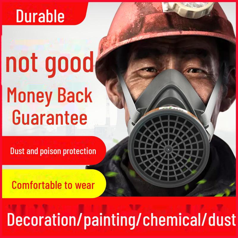 Activated Carbon Protective Mask for Paint, Dust, and Chemicals