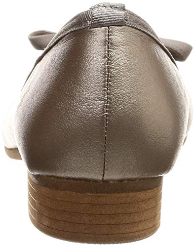 Mare Mare Daily Market Women's Ribbon Flats, Classic Color, Gunmetal, 22cm, 2E