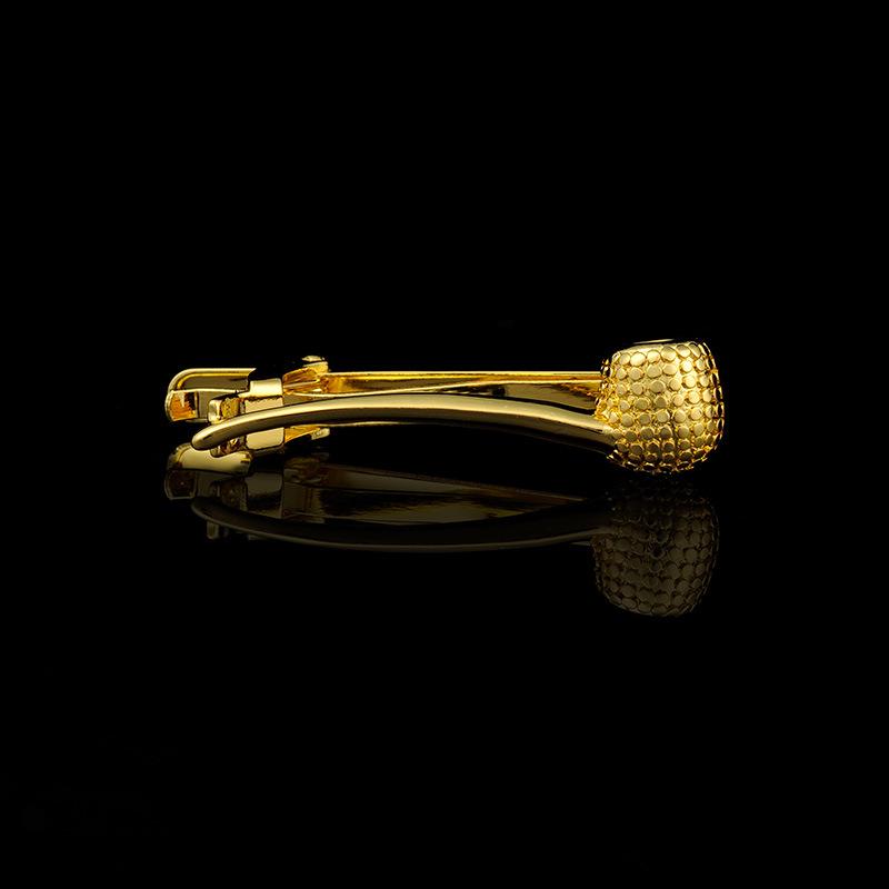 Men's Gold & Silver Creative Tie Clip for Weddings & Formal Wear