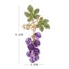 Rhinestones Brooches Crystal for Women Brooch Pins Wedding Vivid Fruit Elegant Jewelry