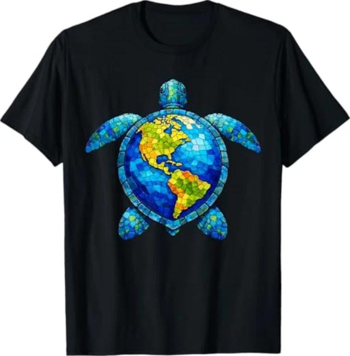 Earth Day Turtle Art Save The Planet Unisex Unisex Tshirt S