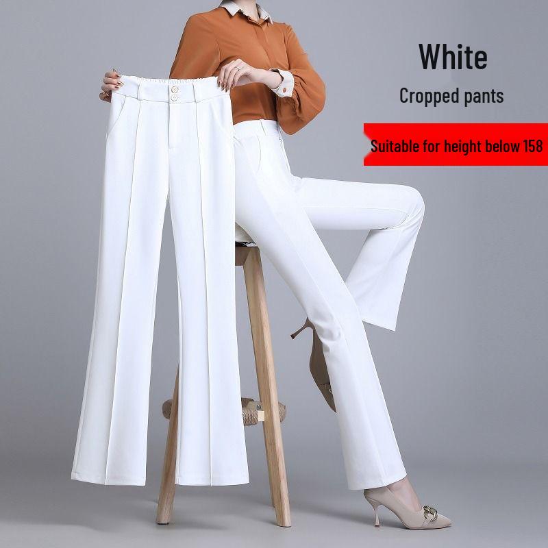

2026 Autumn Women s High-Waisted Flared Slim Fit Suit Pants - Elegant, Versatile, and Leg-Lengthening Style 3XL, Suitable for 136-150 jin