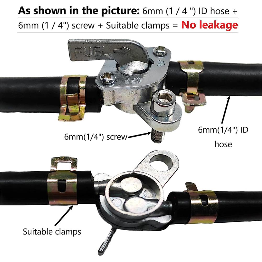 Filtru de robinet rezervor de combustibil în linie Comutator robinet benzină gaz robinet robinet comutator supapă pentru ATV 50/70/90/110/125/140/150cc Motociclete