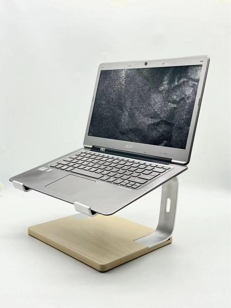 Portable Aluminum Laptop Stand with Heat Dissipation for Desk