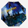 1PC Harry Potter Deathly Hallows Umbrella-8-Rib Reinforced, Automatic Open, Lightweight & Durable, Cute Fashion Accessory for Outdoor, D2637