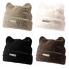 Winter Cute Cat Ear Plush Hat Warm Beanie Winter Pullover Cap for Womens Girls