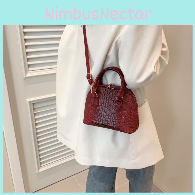 Stylish 2024 Women's Pu Shell Bag Fashionable And Casual Shoulder Handbag