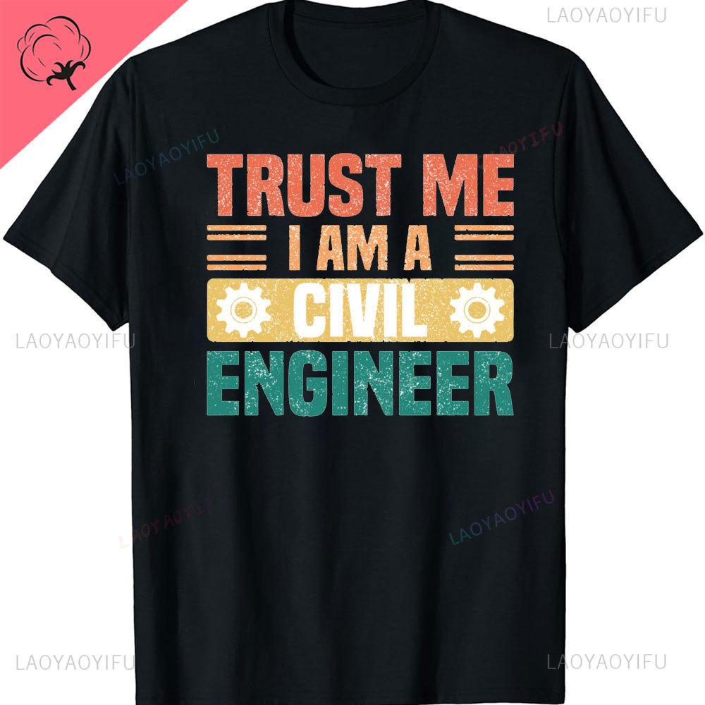 Funny Father Day T-shirt Men Trust Me I Am An Engineer Tshirt Geek Male Tops Letter Math Equation Print Tees Custom Students Tee