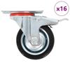 VidaXL 8 Pcs Swivel Castors 75 Mm