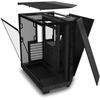 Boitier moyen-tour - nzxt - cc-h61fb-01 - h6 flow - double chambre - noir - 3 ventilateurs inclus