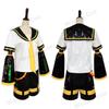 V Len Rin Cosplay Costumes Wig Set For Men Women Singer Twins Cosplay Patent Leather Uniform For Party Comic Con Outfits