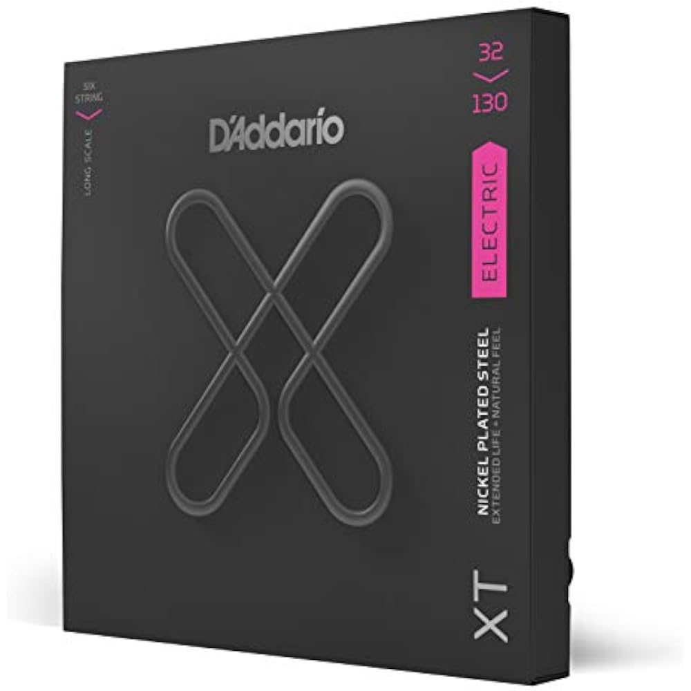 D Addario Daddario Bass Strings XT Coated Strings Long Scale 6 Strings .032-.130 XTB32130 [Domest...